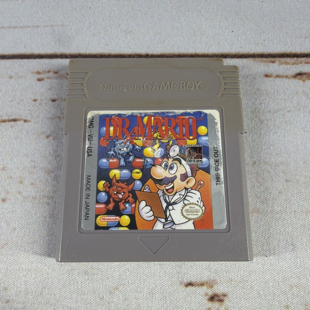Dr. Mario (Nintendo Game Boy, 1990) Cartridge Only – Tested – Used